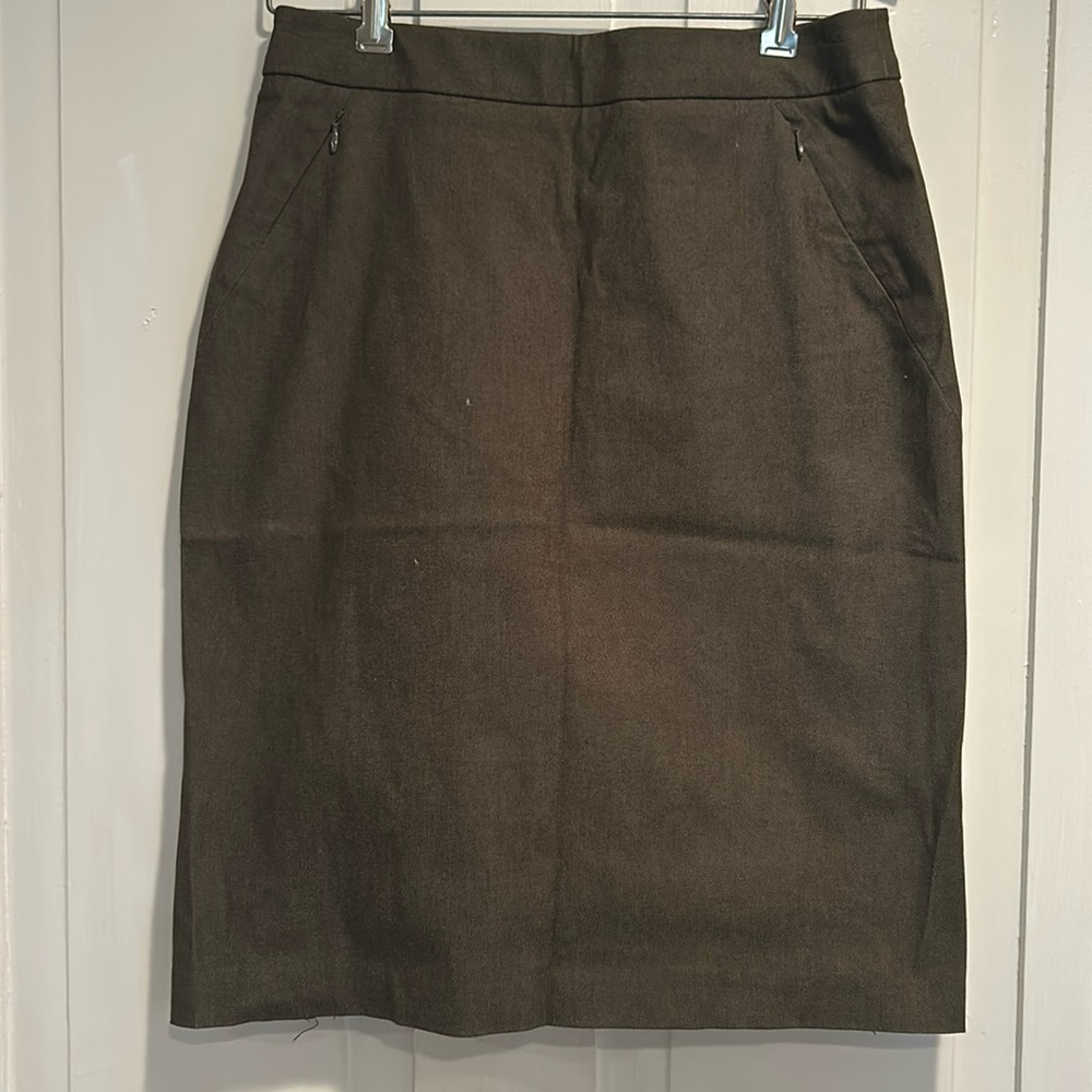 New York & Company brown pencil skirt size 4